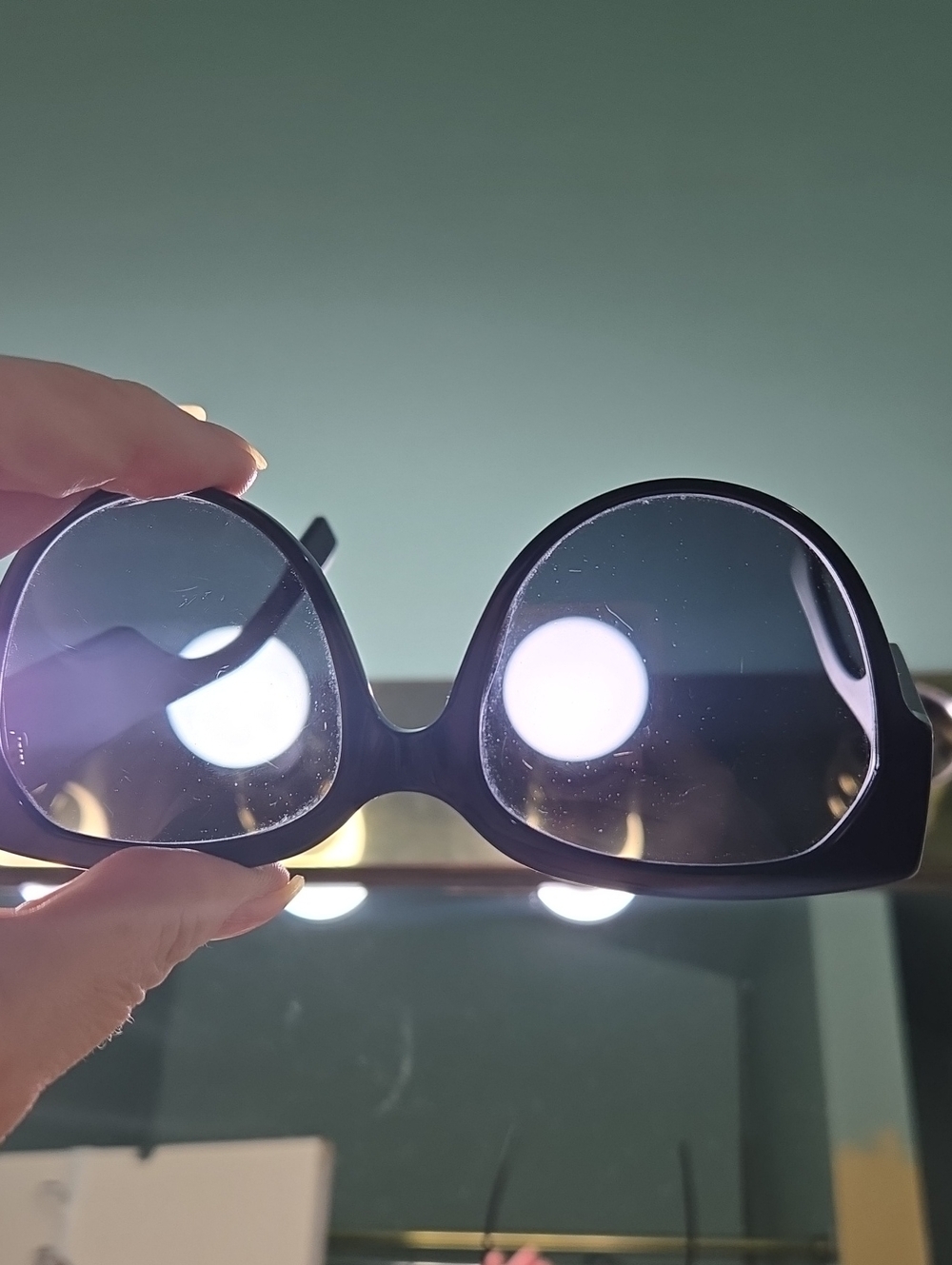 Dior Wildior S2U Black Oversized Cat-Eye Sunglasses - Picture 13 of 14